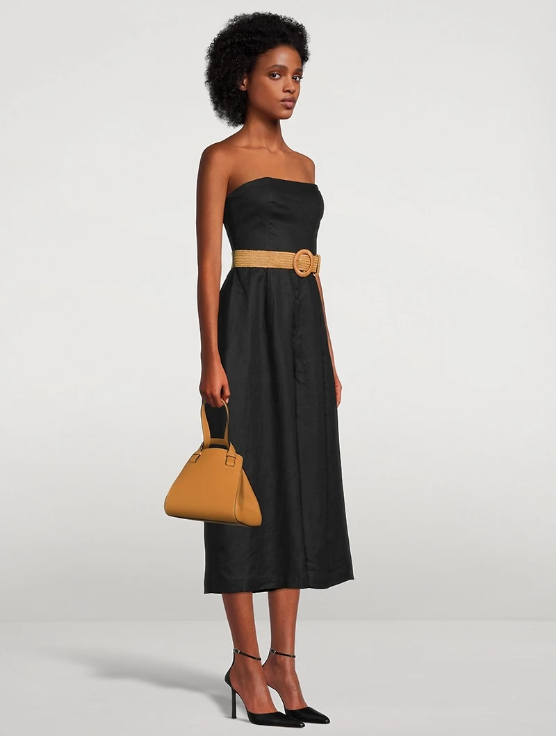 Pattie Strapless Wide-Leg Jumpsuit
