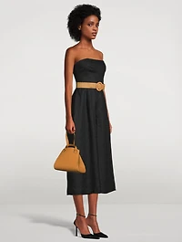 Pattie Strapless Wide-Leg Jumpsuit