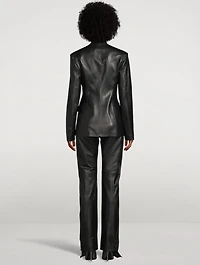 Leather Blazer