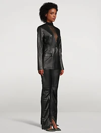 Leather Blazer
