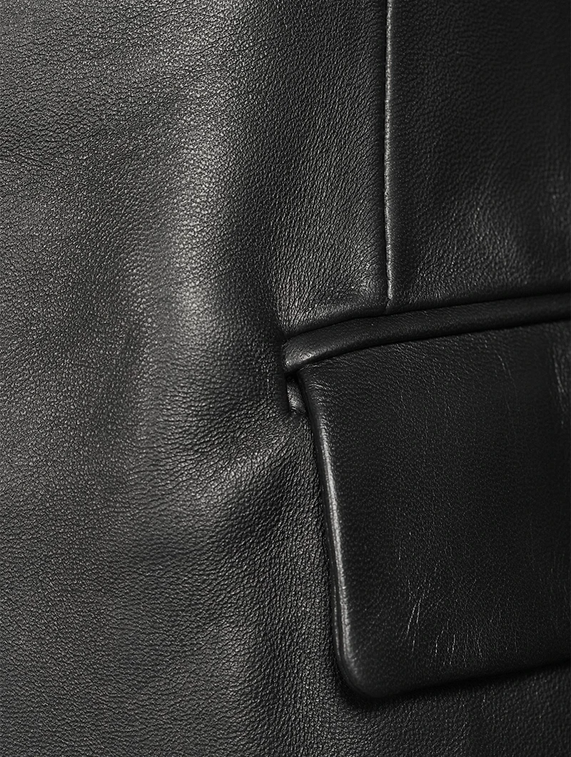 Leather Blazer