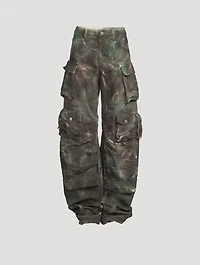 Fern Cargo Pants Camo Print