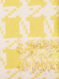 Cropped Gingham Jacket