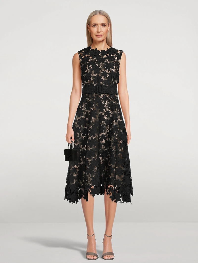 Tiger Lily Guipure Lace Midi Dress