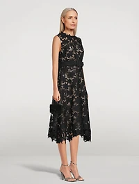 Tiger Lily Guipure Lace Midi Dress