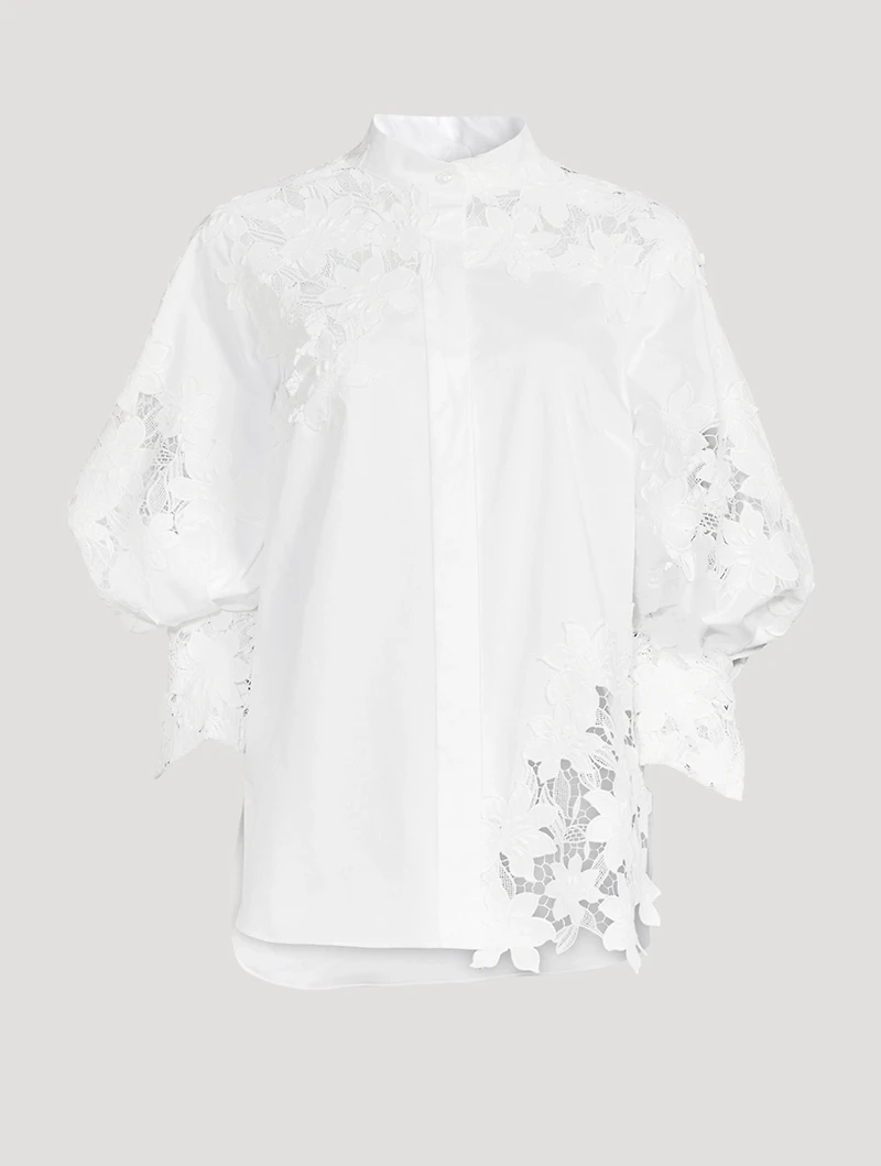 Tiger Lily Guipure Lace Shirt
