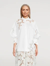Tiger Lily Guipure Lace Shirt