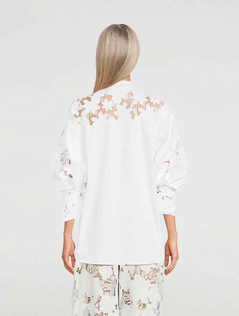 Tiger Lily Guipure Lace Shirt