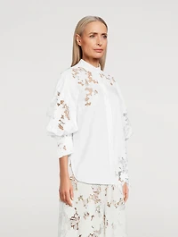 Tiger Lily Guipure Lace Shirt