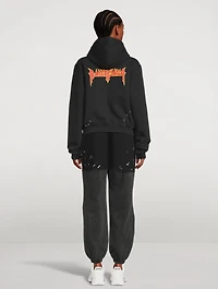 Metal Zip-Front Hoodie