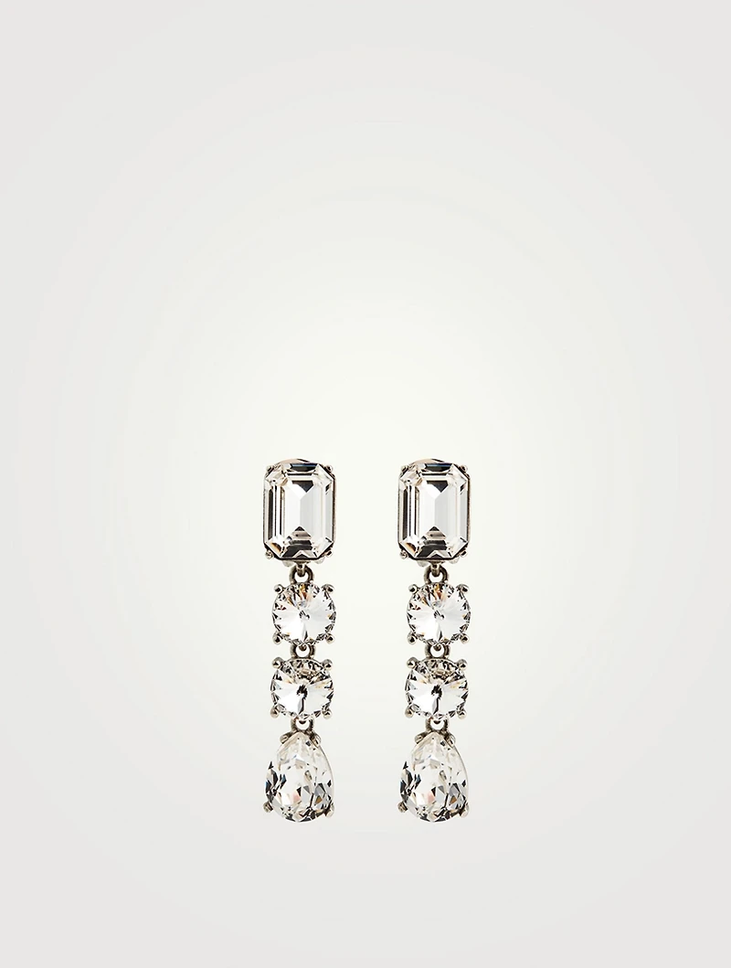 Large Classic Crystal Drop Earrings