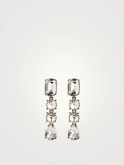 Large Classic Crystal Drop Earrings