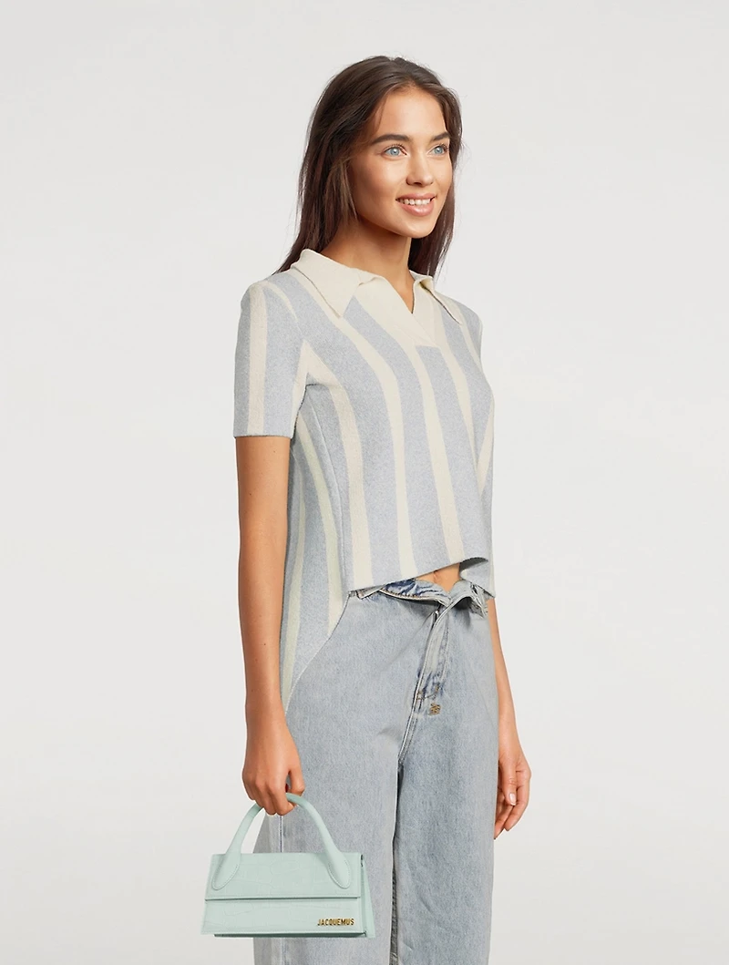 Le Polo Bagnu Jacquard Towel Shirt