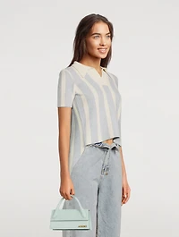 Le Polo Bagnu Jacquard Towel Shirt