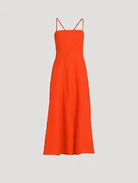 Verona Hemp Spaghetti Strap Midi Dress