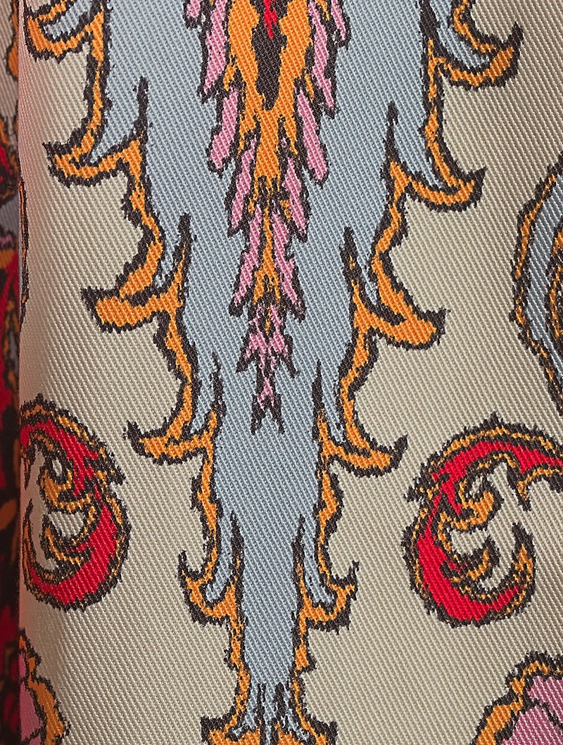 Tulay A-Line Midi Skirt Ladeo Print