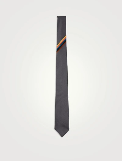 Artist Stripe Silk Tie