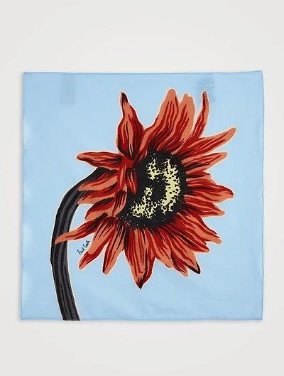 Sunflower Cotton Pocket Square