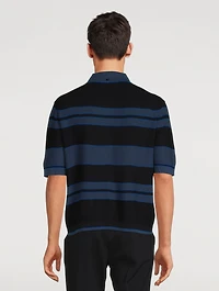 Cotton Polo Shirt Striped Print