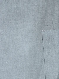 Linen Patch-Pocket Unconstructed Jacket