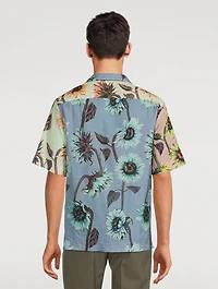 Short-Sleeve Shirt Sunflower Print