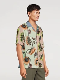 Short-Sleeve Shirt Sunflower Print