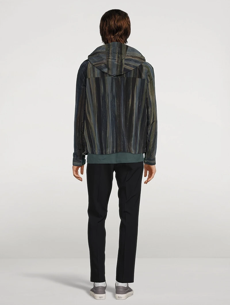 Ripstop Hooded Jacket Woodland Print