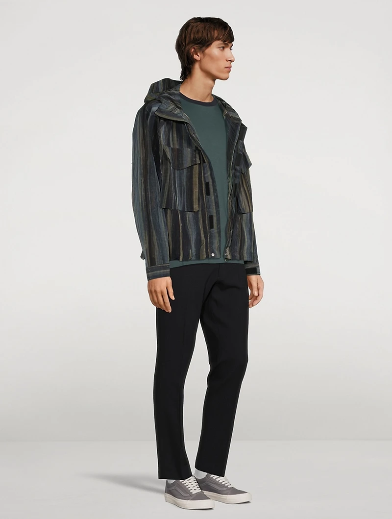 Ripstop Hooded Jacket Woodland Print