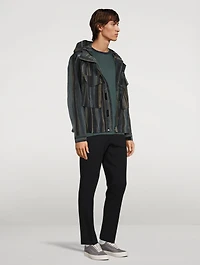 Ripstop Hooded Jacket Woodland Print