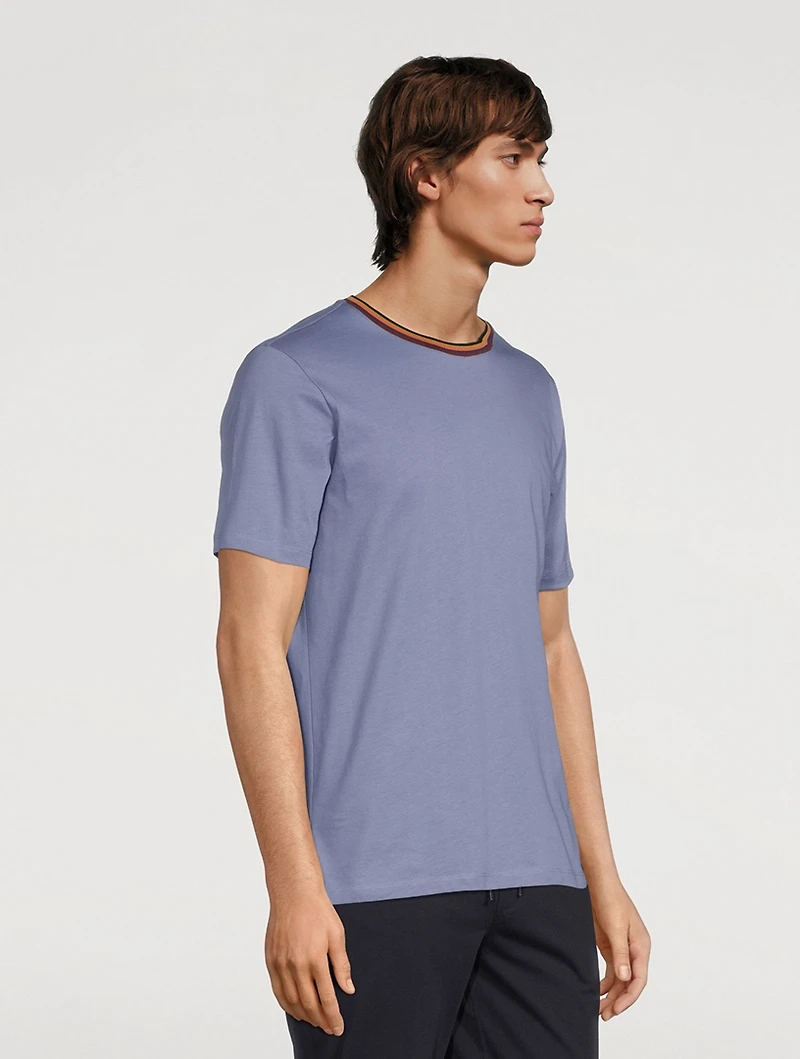 Artist Stripe Collar T-Shirt