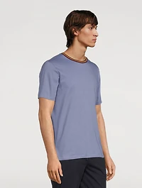 Artist Stripe Collar T-Shirt