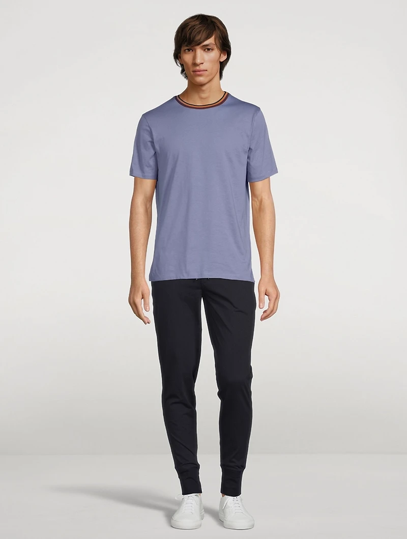 Artist Stripe Collar T-Shirt
