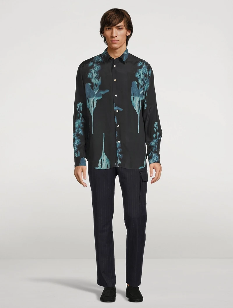 Tailored Shirt Stem Print