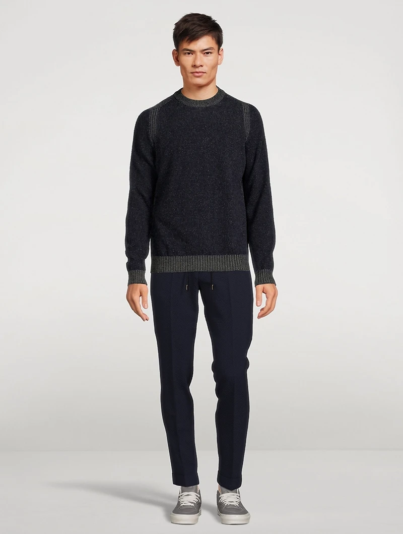 Wool Stretch Seersucker Pants