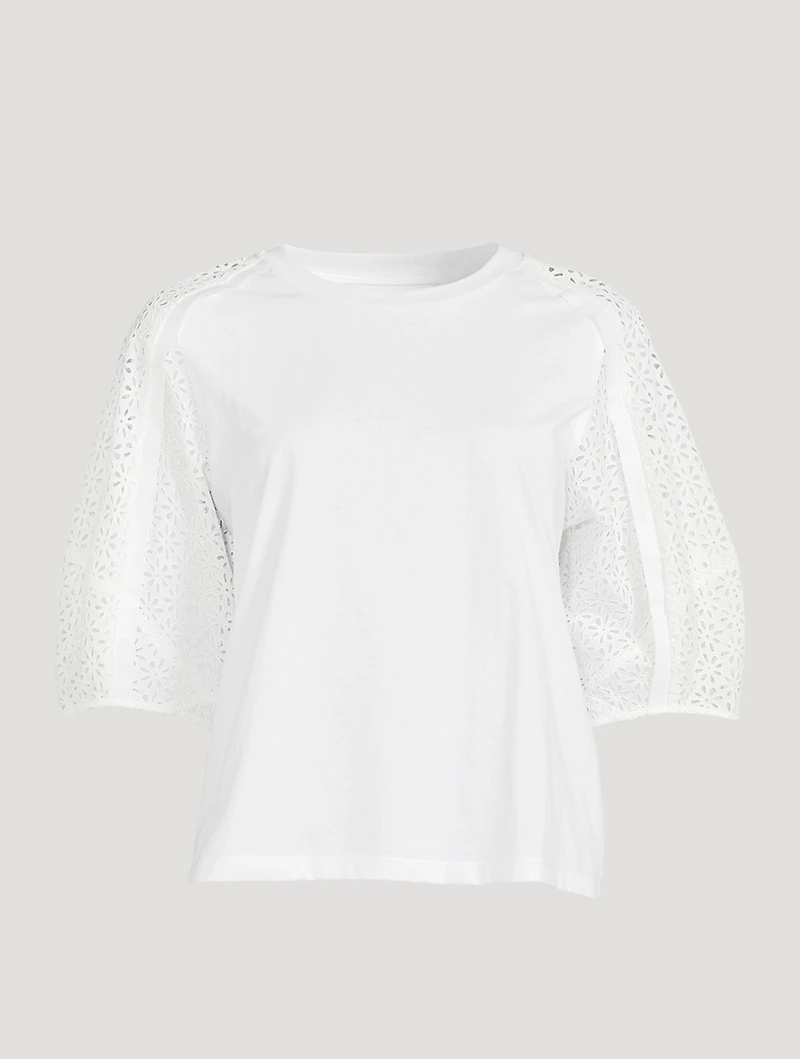 Broderie Anglaise T-Shirt