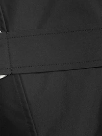 Belted Poplin Mini Dress