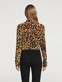 Cotton Shirt Cheetah Print