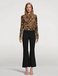 Cotton Shirt Cheetah Print