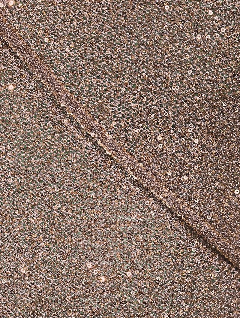Sequin Knit Mini Dress