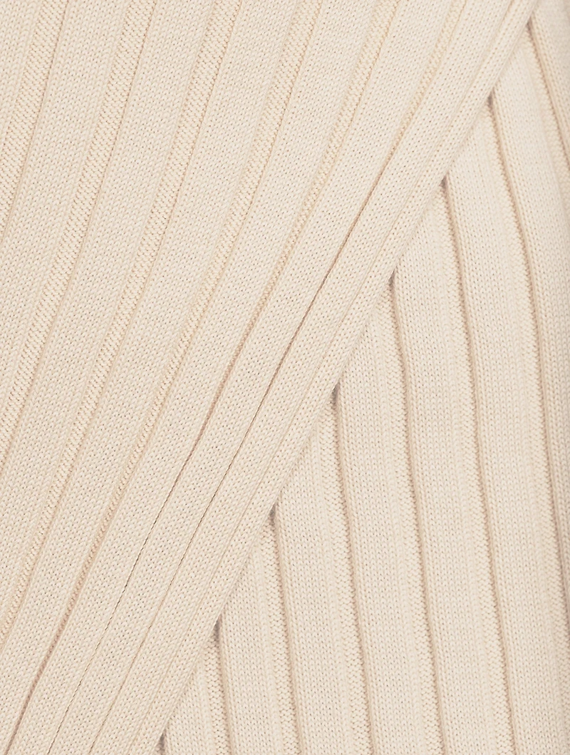 Ribbed Midi Skirt