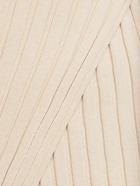 Ribbed Midi Skirt