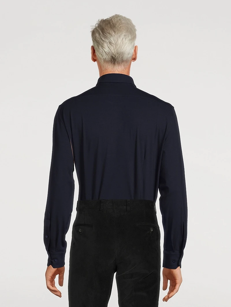 Modern 4-Flex Stretch Knit Shirt