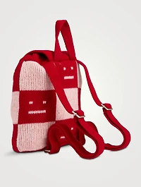 Knitted Face Backpack