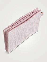 Embossed Leather Card Holder