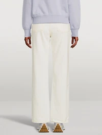 London High-Waisted Straight-Leg Jeans