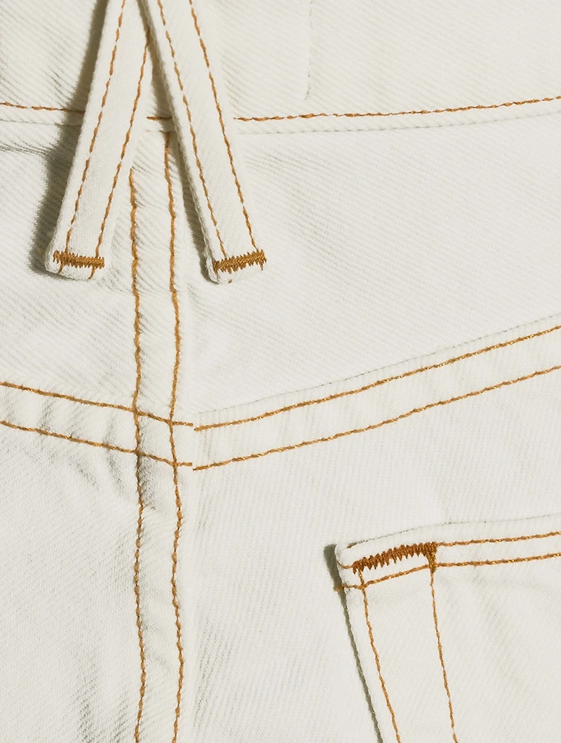 London High-Waisted Straight-Leg Jeans