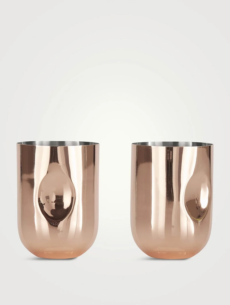 Plum Set Of Two Moscow Mule Mugs