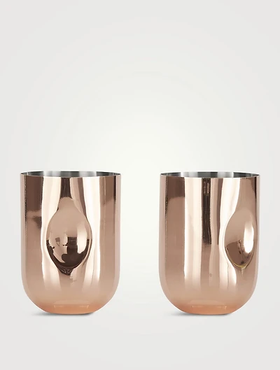 Plum Set Of Two Moscow Mule Mugs