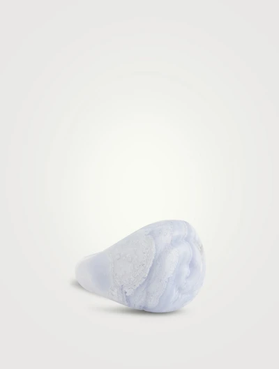 Chalcedony Nautilus Ring