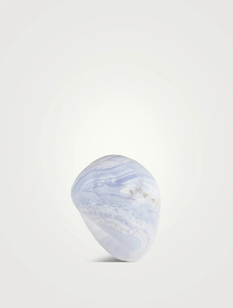 Chalcedony Nautilus Ring